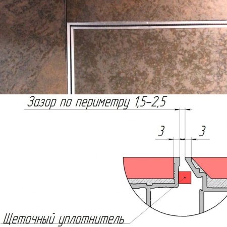 Техно под плитку 700*1800п