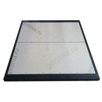 Бомболюк напольный с петлями по противоположным сторонам двухдверный