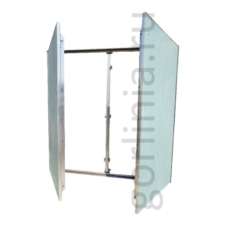 Люк под покраску Гиппократ 1000п*1000 двухдверный стеновой стеновой